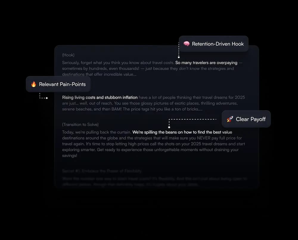 Benefits of vidIQ’s AI Script Writer