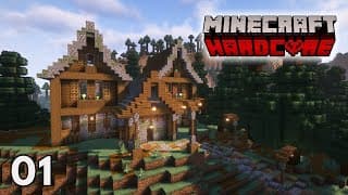 I Started a NEW World | Let's Play Hardcore Survival Minecraft | Episode 1