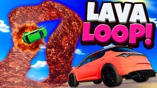 Testing FAST Cars vs IMPOSSIBLE STUNT LOOPS in BeamNG Drive Mods!